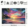 1Pcs Tropical Beach Sunset Ocean View Decoration Background Summer Backdrop Decorations For Photo Studio Photo Booth Party