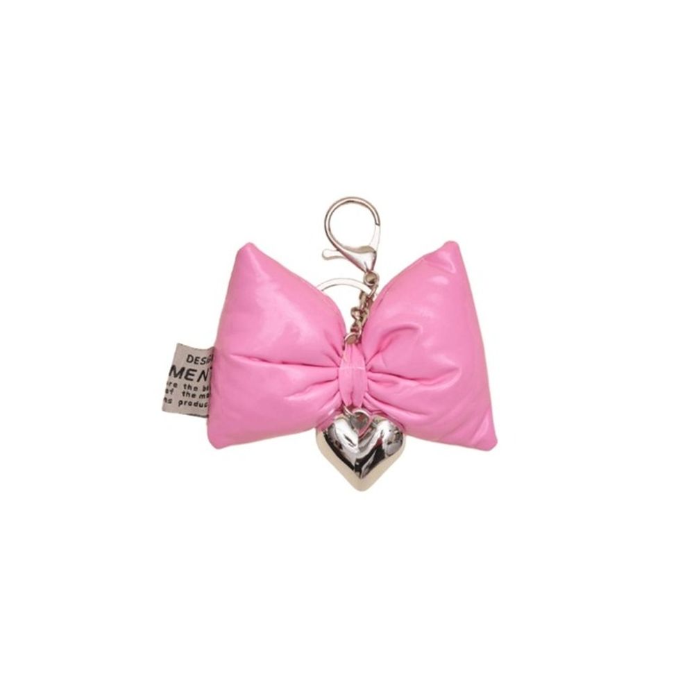 

MOSSGARDEN1919 Boku Boku Padded Keychain Padding Ribbon (Pink) Padding Ribbon (Pink)_50MGAC0125