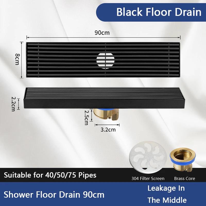 Bathroom Odorproof Floor Drain Stainless Steel Linear Shower Drainage Filter Crazy Drainage Floor Drain for Kitchen Accessories