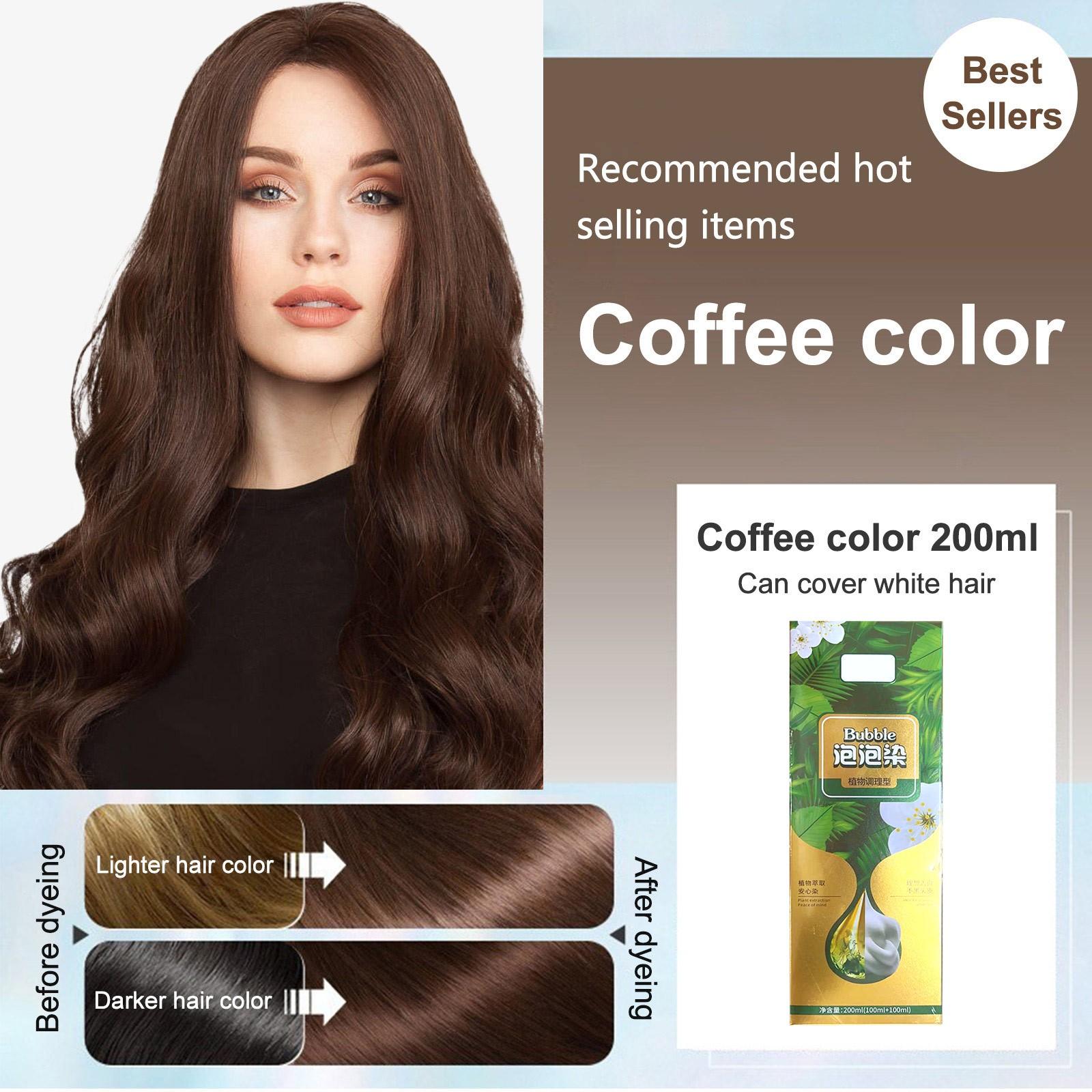 

Bubble Hair Plant Hair Шелковистые Красивые Плавающие Волосы Не Повреждает Кожу Головы Не Повреждает Волосы Используется Для Седых Волос Краска Bubble 200мл One Size