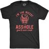 Crazy Dog Tshirts Mens I'm The Nicest Asshole You'll Ever Meet Tshirt Funny Devil Sarcastic Novelty Tee