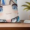 Cute Gawr Gura Vtuber Q Version kawaii cushion cover For Bedroom Car Coffee Shop Soft Living Room Sofa Decorative Pillow Case