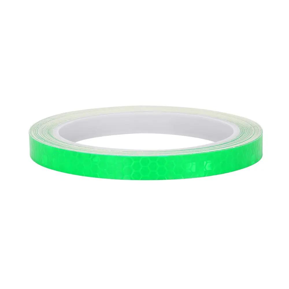 Hot Sale 6 Colors Motorcycle Rim Tape Reflective Wheel Stickers Warning Effect Decals Vinyl Waterproof Bright Car Stickers