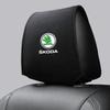 bsqdr6 Car Seat Headrest Cushion Protector Cover Anti-Dirty Seat Cotton Easy to clean For Skoda Kodiaq Octavia 3 Yeti Karoq Rapid Fabia