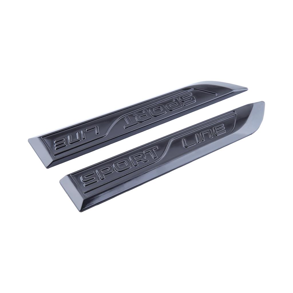 2pcs3D Metal Sport Line Badge Stickers Car Tool Emblem Decal for Changan V7 Alsvin Toyota Corolla 2009 2019 Honda Accord