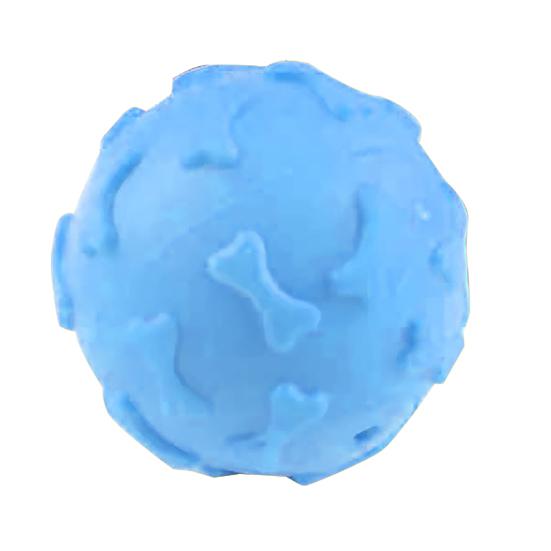 

Squeaky Dog Ball Raised Texture Dogs Teeth Cleaning Dog Chew Toy Toy Relieves Boredom And Anxiety B синій