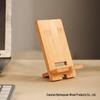 Bamboo Wood Phone Stand - Simple Holder for Watching TV Series or School Use