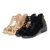 Soft Leather Roman Sandals for Women with Soft Soles, Mom's Shoes for Wearing As Outerwear, Women's Sandals with Wedge Heels, Women's Shoes