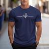 Men's Loose Fit Cotton Graphic Tee - Casual Sports Anime Print, Crew Neck Short Sleeve