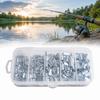 200/250/300/500PCS Single Barrel Fishing Crimp Sleeves  Fishing Accessories
