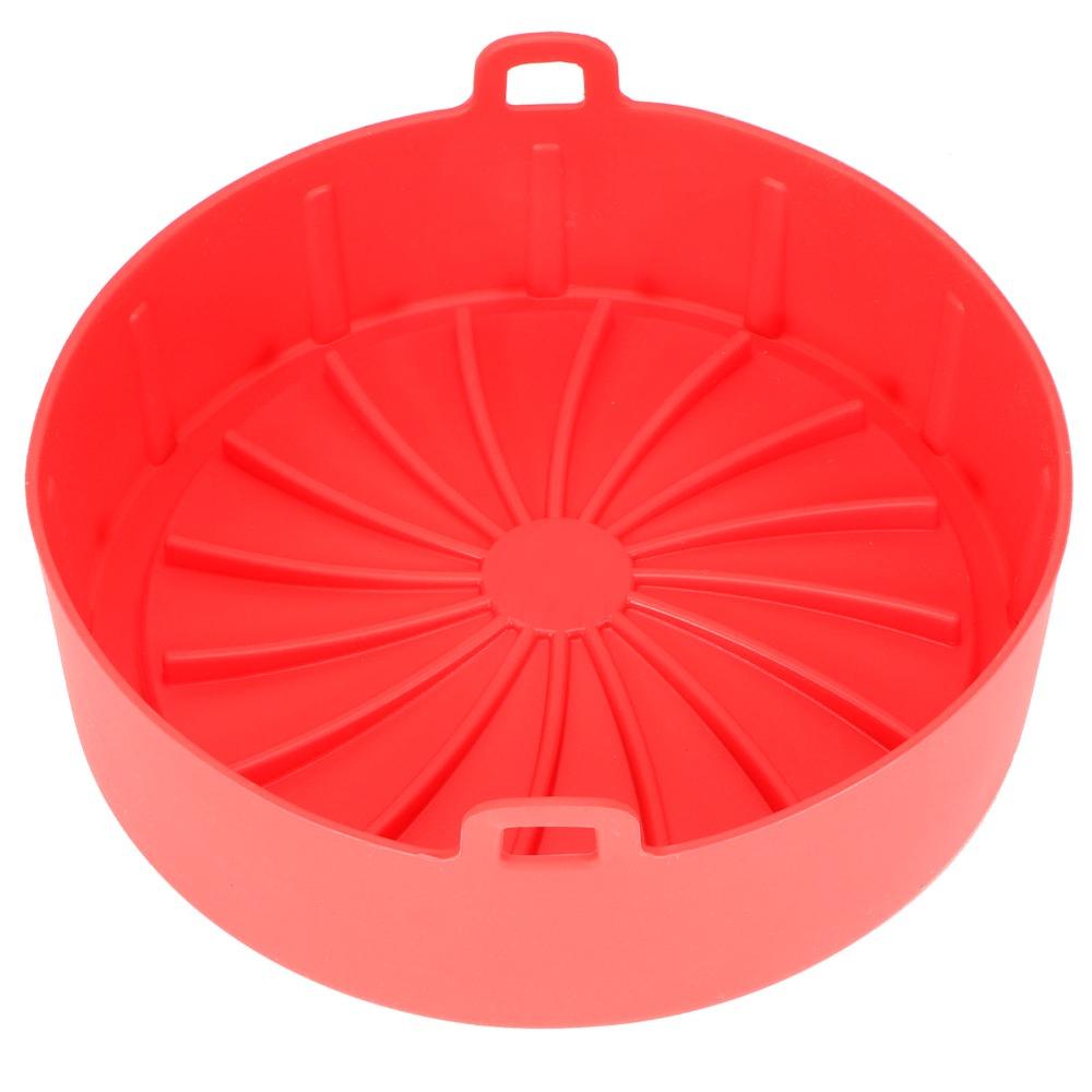 Nonstick Air Fryer Silicone Pot Food Grade Silicone Baking Pot Air Fryer Basket Liner  Air Fryer