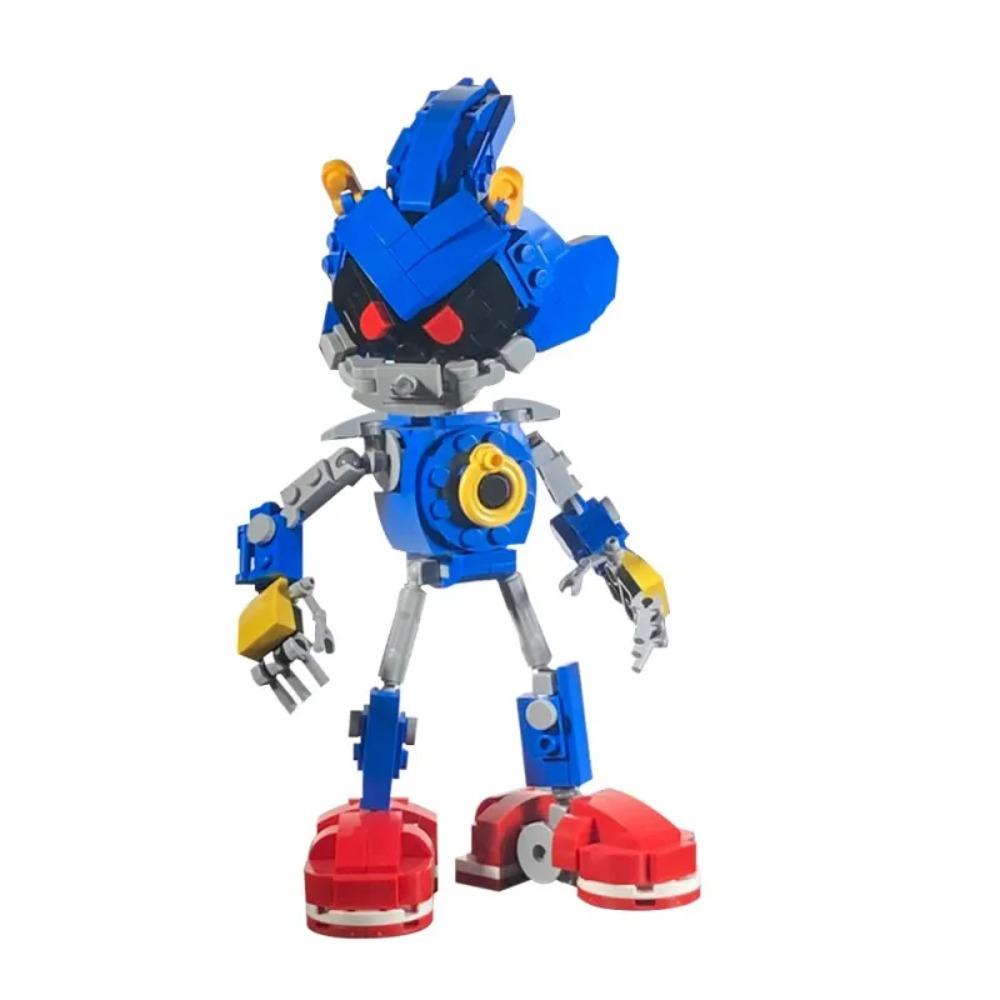 332 PEZZI MOC Mechasas Sonicdas Blocchi da Costruzione Cartone Animato Anime Riccio Mascotte Action Figures Modello Giocattoli da Assemblare Regalo di