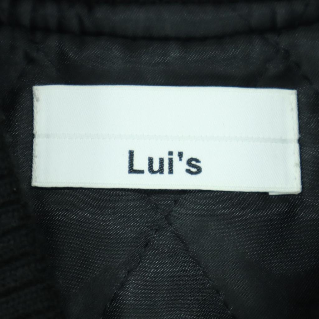 Lui's Long sleeve leather Stajan L black Goat leather Men's Used