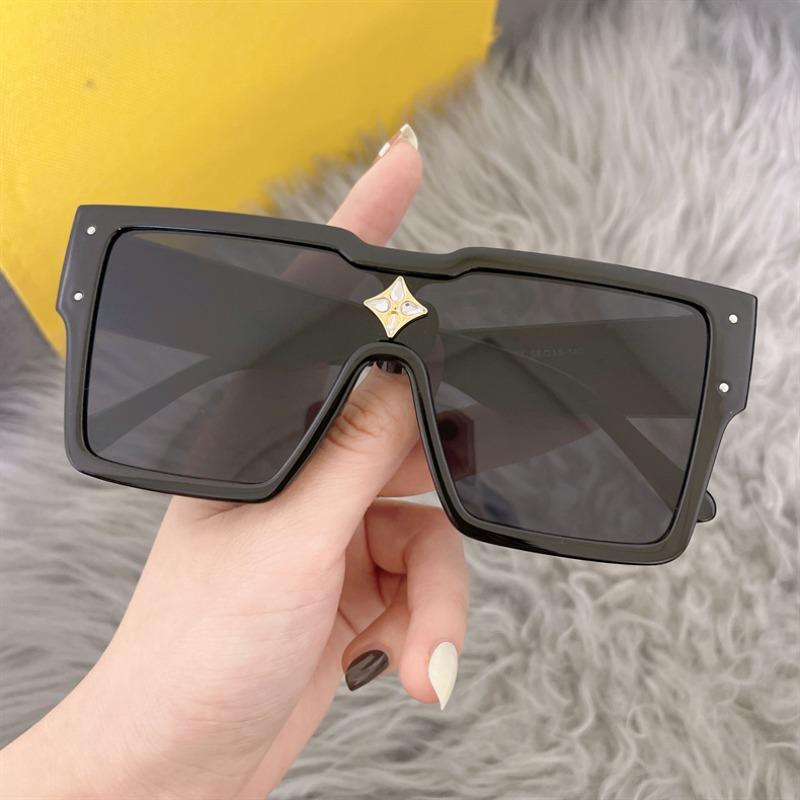 New Sunglasses Men's Driving Anti-UV Sunglasses Concave Shape Ladies Long Frame Sunglasses UV400
