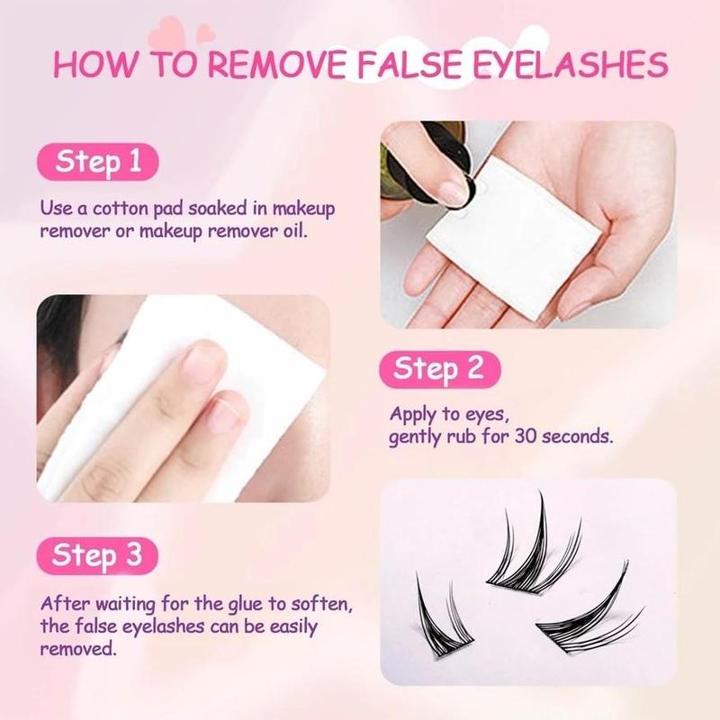 [Free Glue&Tweezers]Sunflower False Eyelashes, High-Density 10 Rows, Strip Lashes with Natural Pure Look, Triple-Segmented Set
