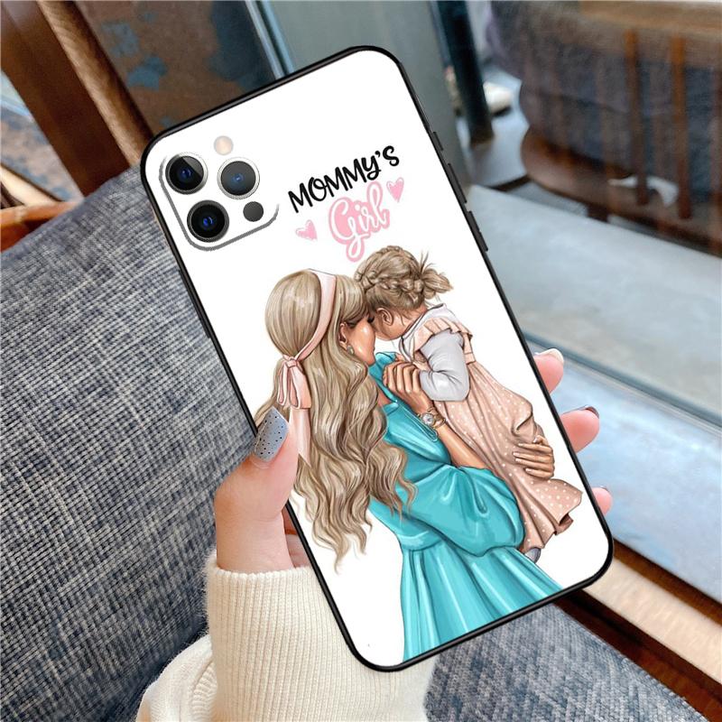 

Fashion Super Mom Phone Case For iPhone 16 15 13 12 11 14 Pro Max 12 13 mini XR 15 16 Plus 16e Cover Shell iPhone 14 Pro