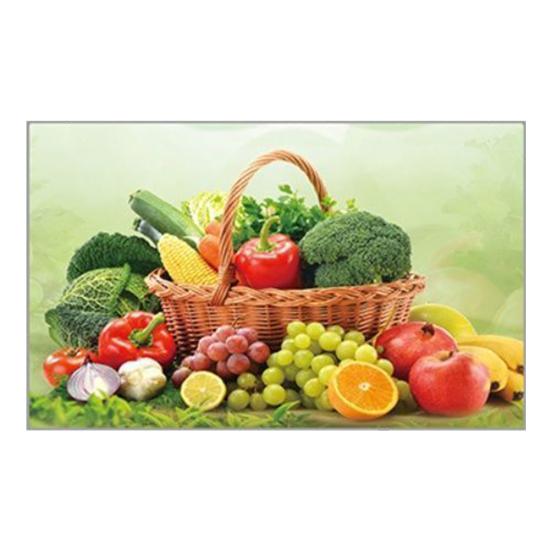 Oljetät köksväggdekal Blomma Grönsaksfrukt Delfin Självhäftande Vattentät Värmebeständig Badrum Kök Väggdekor dekoration