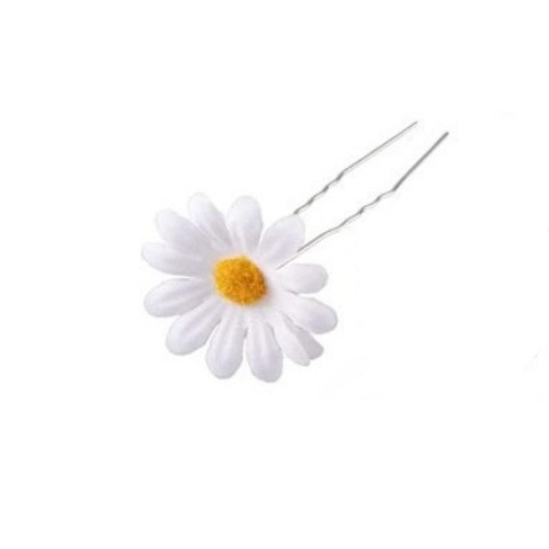 Sunflower Daisy Hair Clips & Flower Crowns - Women's Bridesmaid Hair Accessories