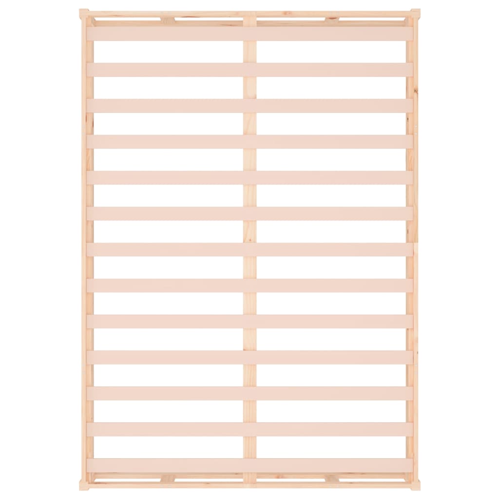 Solid Wood Bed 140 x 190 cm