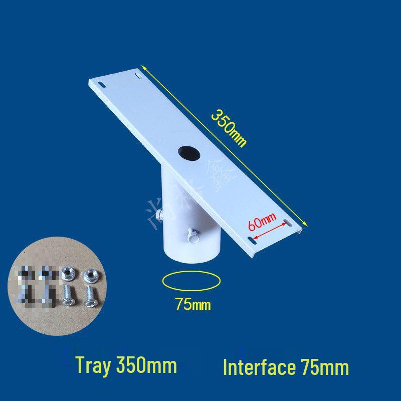 Angled Solar Panel Stand with 35cm Tray & Lamp Arm