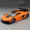 Model Superauta Koenigsegg Jesko v měřítku 1/22 Hračky Kovový Odlitek Světlo Zvuk Natahovací Modely Sportovních Aut Kolekce Závodní Vozidlo Dárek Kluci
