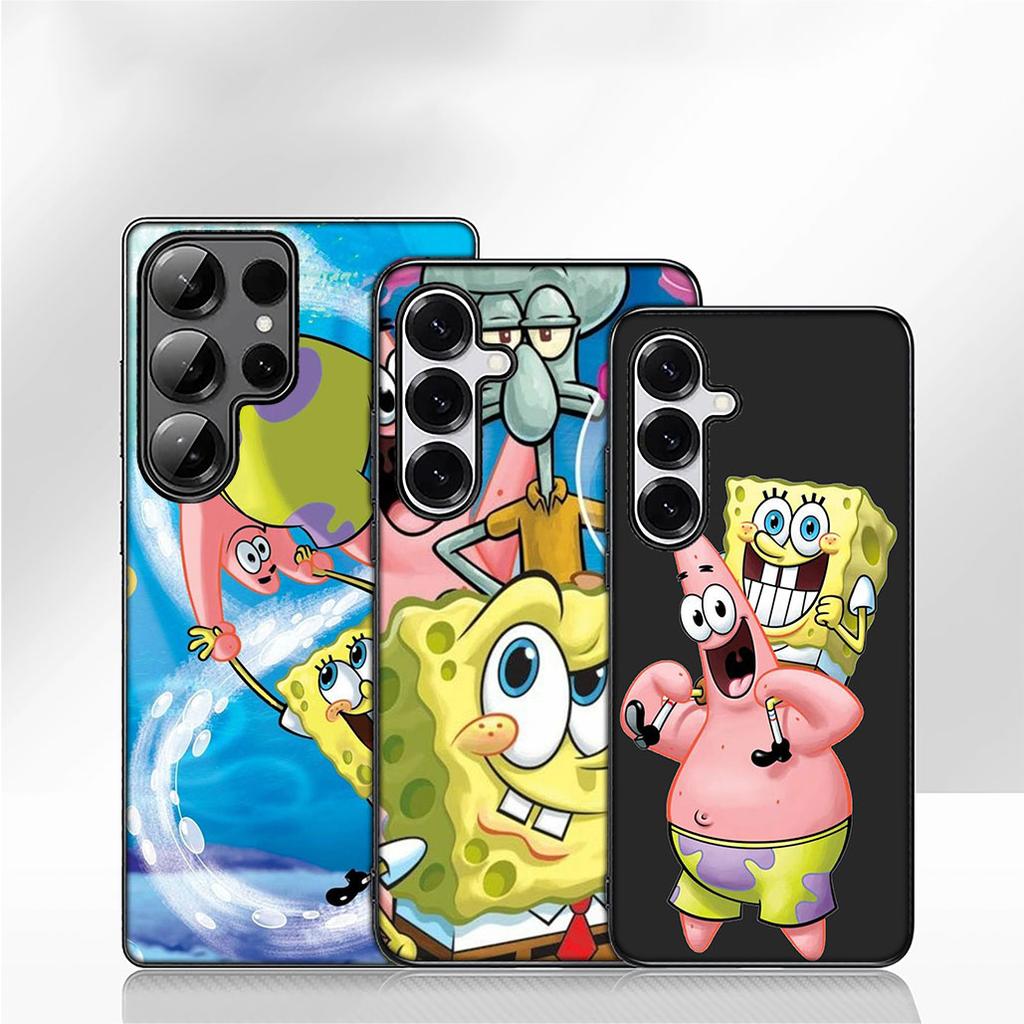 Sponges Cartoon Bobs Squares Cute P-Pants Case for Motorola Moto G54 G05 G24 G55 G85 G15 G57 G86 Power Edge 50 30 Fusion neo Pro