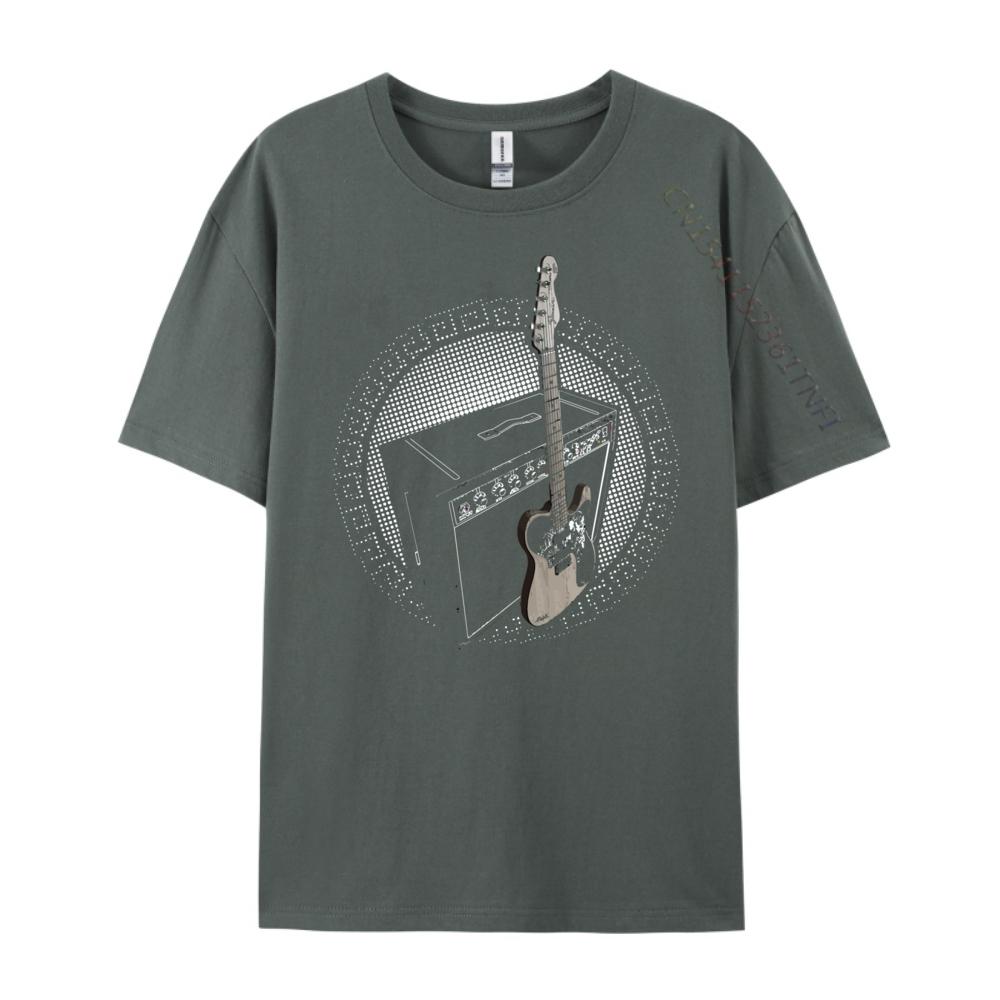 Legendary Blues Rock Guitar And Amp Free Shippping Clothes Student Short Sleeve Tshirt Big And Tall Normal
