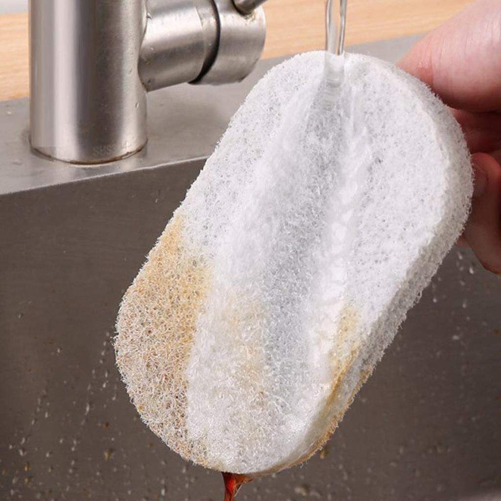 Kitchen Sponge Bathtub Pool Scrub Brush with Handle Convenient Handled Bath Scrubber for Kitchen