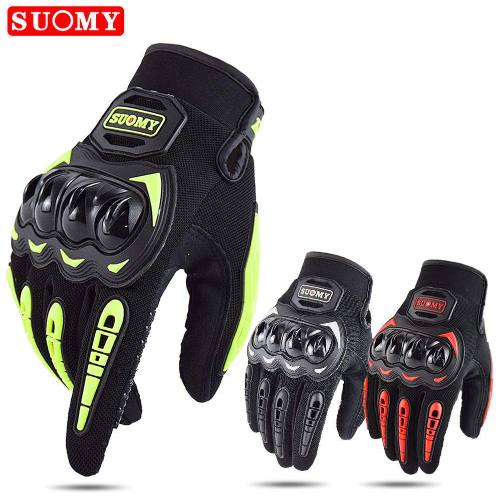 Suomy Motorcycle Gloves Motocross Gloves Full Finger Touchscreen Electric Car Scooter Gloves Road Street Cycling Gloves Guantes