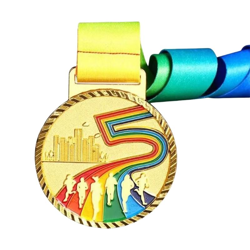 Metal Gold Silver Bronze Award Medals with Ribbon, Winner Medals for Children Teens Event, Classrooms, Office and Sports