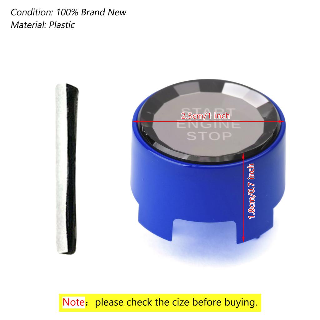 Artudatech Engine Start Stop Switch Button Cover For BMW F Chassis F30 F31 F20 F21 Crystal Car Accessories