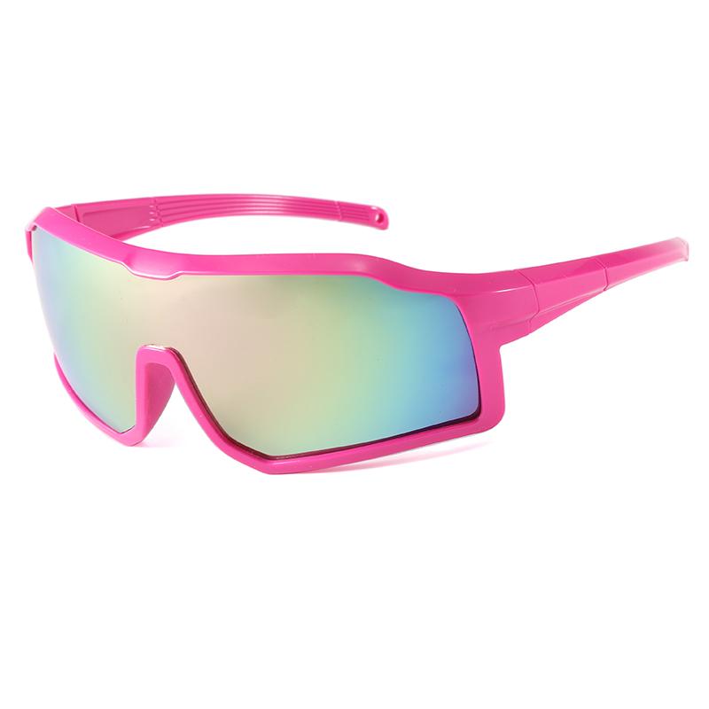 Fashion Large Frame Kids Cycling Sunglasses Windproof Cool Anti UV Sun Glasses For Boys Girls Outdoor Mountaineering Wind Resistant Children Eyewear