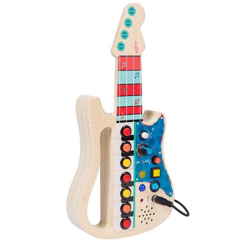 

Wooden LED Busy Boards Montessori Educational Toys for Children Switch Busyboard Sensory Game Preschool Learning Training Toys