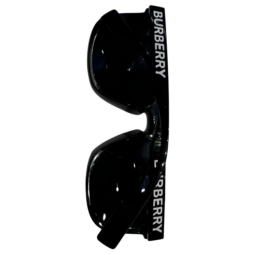 Burberry Logo Arm Irregular Sunglasses Men sunglasses Black 0BE4396U30018757