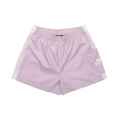 Calções Esportivos Casuais Macios Duráveis Tecidos Calções Femininos Roxo-Claro CJ1689-576