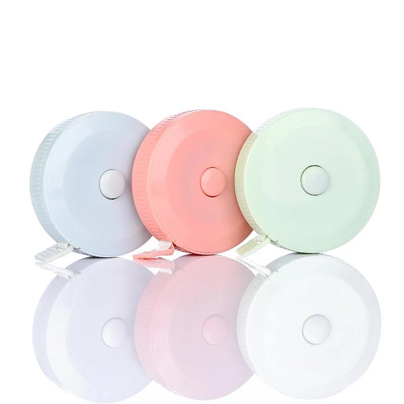 150 Cm/60 Inch Retractable Tape Measure Durable Height Measure Lightweight and Compact for Waist Measurement Sewing Tailoring