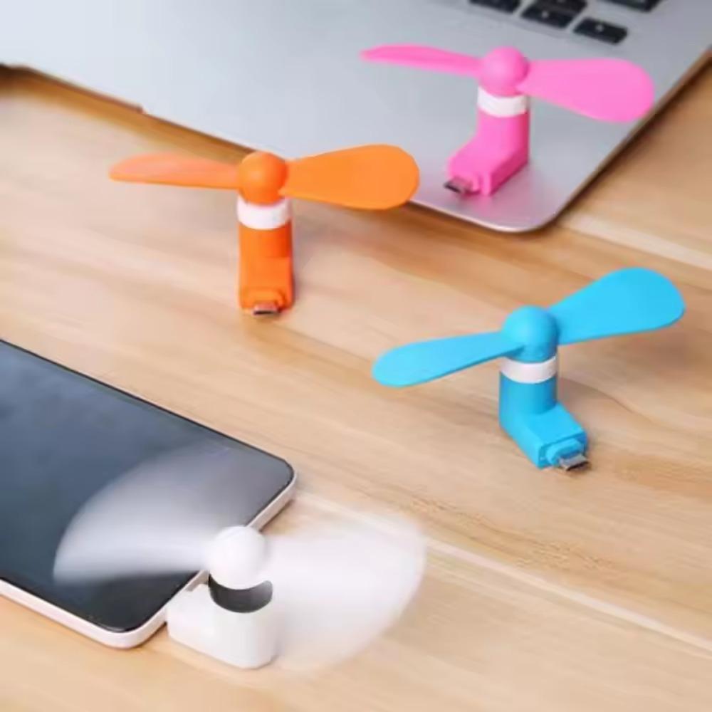 1pc Mini USB Rechargeable Fan, Portable Handheld Desktop Clip Dual-Use Fan, Cooling Gadget for Office and Travel