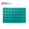 Fondant Mold Flexible Heat Resistant 40 Cavities Practical Keto Fat Bombs Gummy Jello Peanut Butter Fudge Baking Mold for Home Use