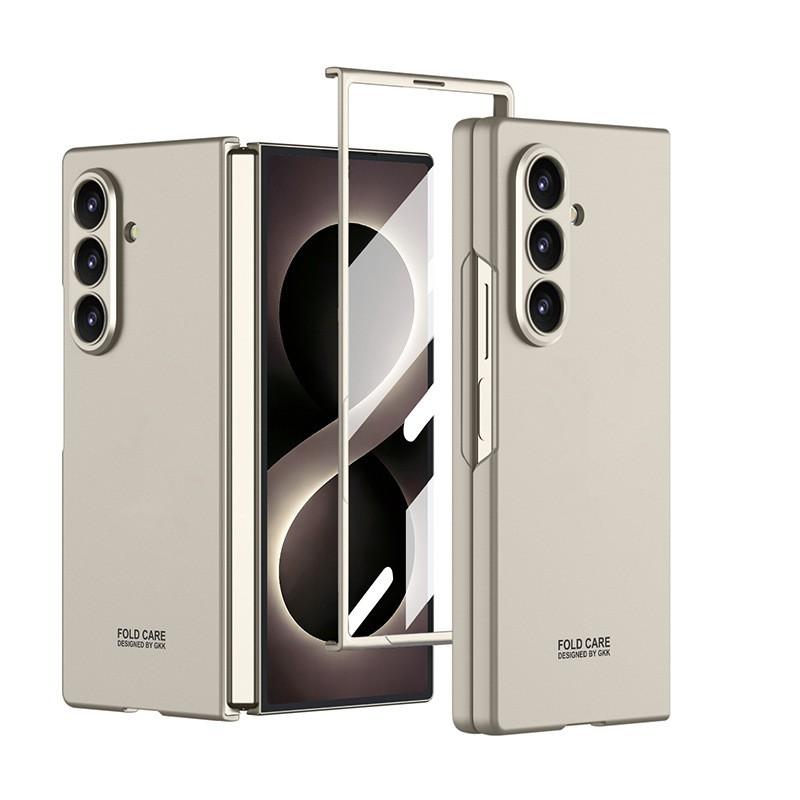 Galaxy Z Fold 8 Ultra Protective Case With Integrated Screen Film Matte Finish Precise Cutouts Shockproof PC Cover In