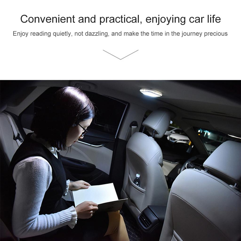 Universal Automobile Car Interior reading light Dome USB Charging Roof Ceiling Magnet Lamp Touching Type Night Light