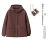 Damen Baumwolljacke in Übergröße - Herbst/Winter 2024, Casual, Leicht, Warm, Kurzer Mantel für Mütter mittleren Alters und ältere Mütter