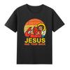 Jesus Has Your Back Jesus Santa Jiu Jitsu Christian Tshirt