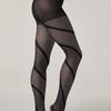 HUGDAY [20 Denier] Twister Pattern Pantyhose