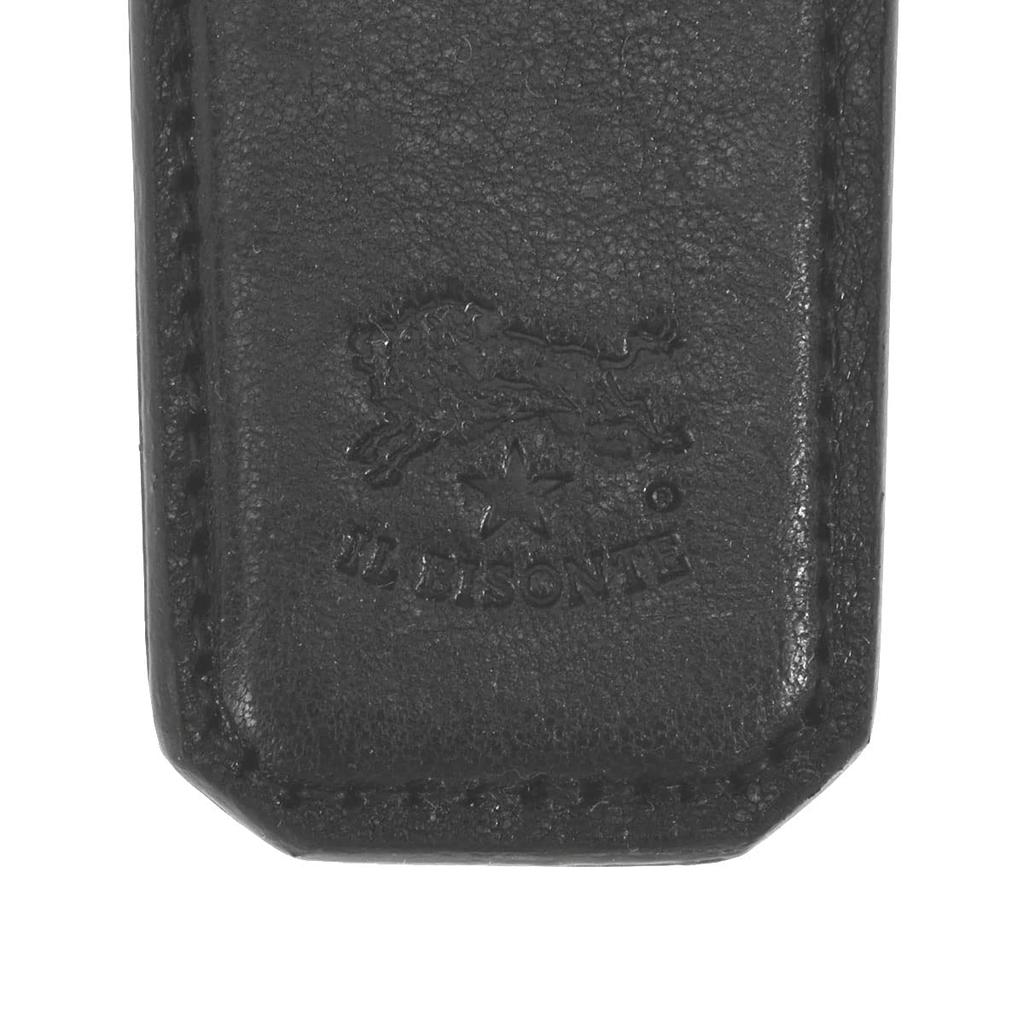 IL BISONTE Key Ring, Black, NERO, SKH143, PO0001, BK116N, Women's [Used]