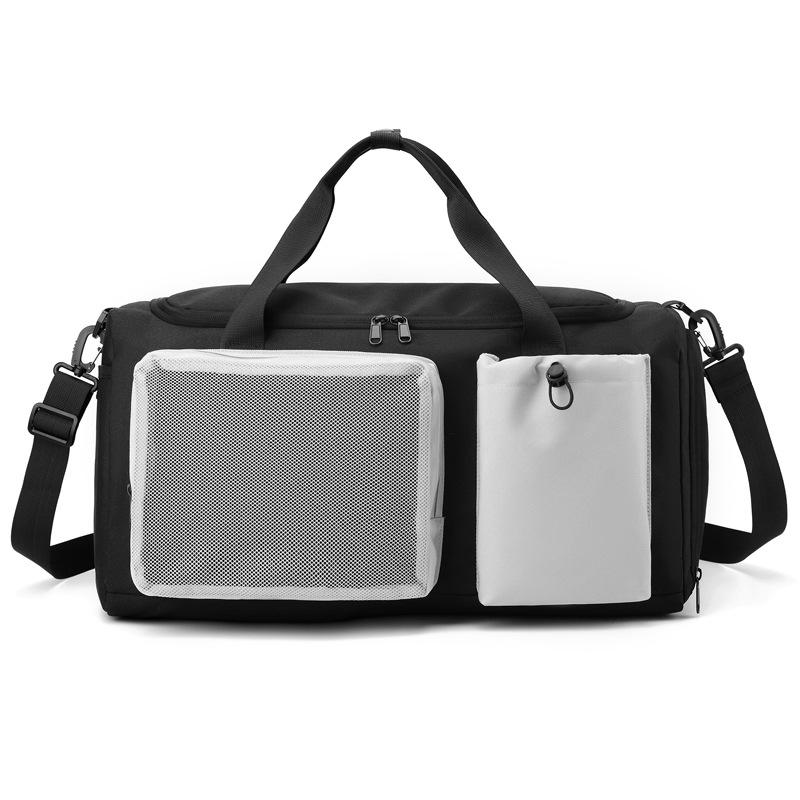 Trendy and Versatile Fitness Bag Outdoor Light Sports Camping Storage Bag Dry Wet Separation Shoe Bin Swimming Training Bag