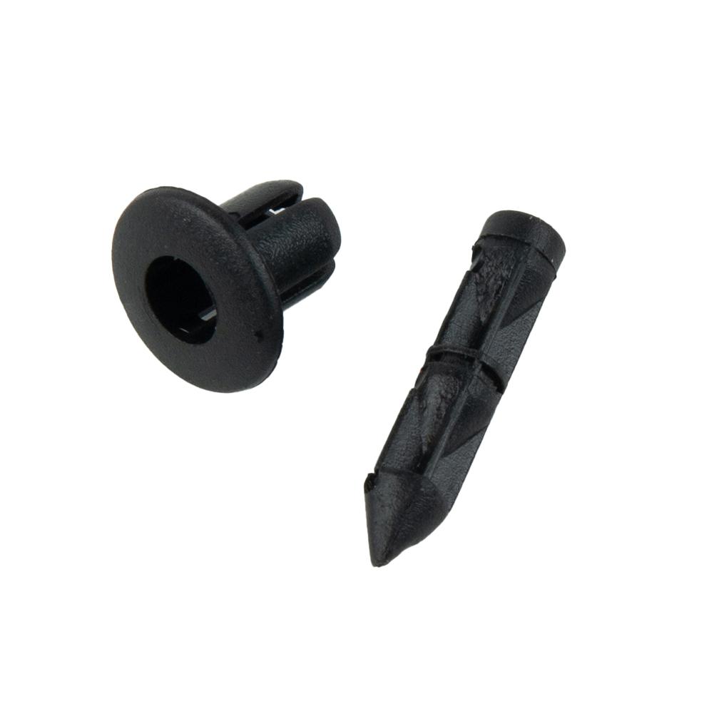 Black Fastener Clips Replacement Parts Plastic Motorcycle Fairing Accessories