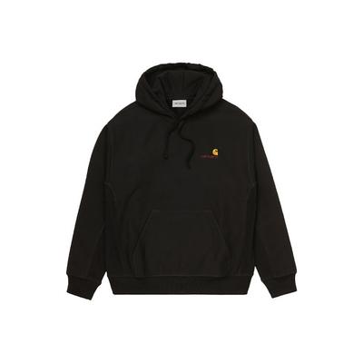 Carhartt WIP American Script Hooded Sweatshirt Black Men Streetwear I028279-89-XX