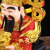 Yuanbao God of Fortune Buddha Statue Attracts Wealth Home Offerings Resin Office Company Ornaments