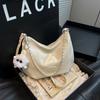 Casual Student Soft Surface Large-capacity Bag Women's 2025 New Summer Work Commuter Bag Fashionable Shoulder Messenger Bag