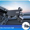 Six-Point Gravity Car Phone Holder with Anti-Shake Hook for Air Vent.